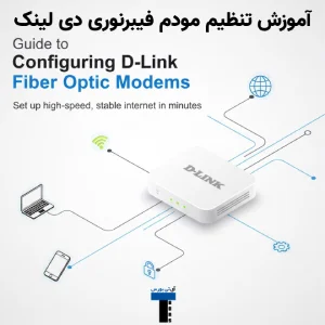 آموزش تنظیم مودم فیبرنوری دی لینک